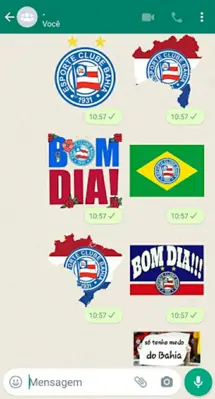 Figurinhas do Bahia android App screenshot 1