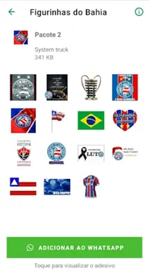 Figurinhas do Bahia android App screenshot 2