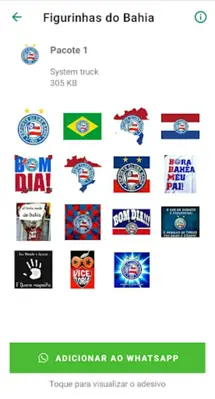 Figurinhas do Bahia android App screenshot 3